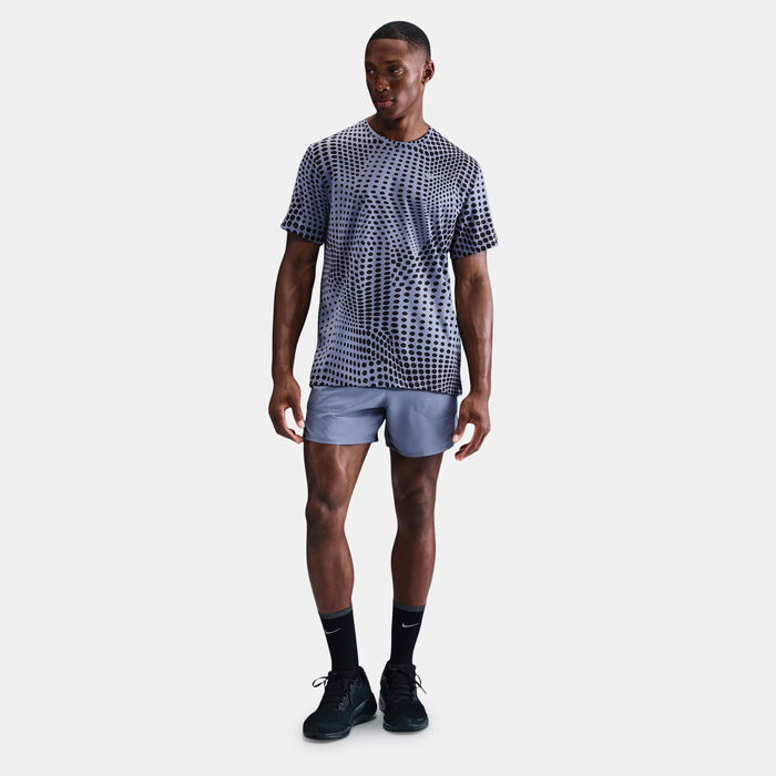 Nike Men's Stride Dri-FIT Running Shorts Blue Nike Men's Stride Dri-FIT Running Shorts Blue image number 2