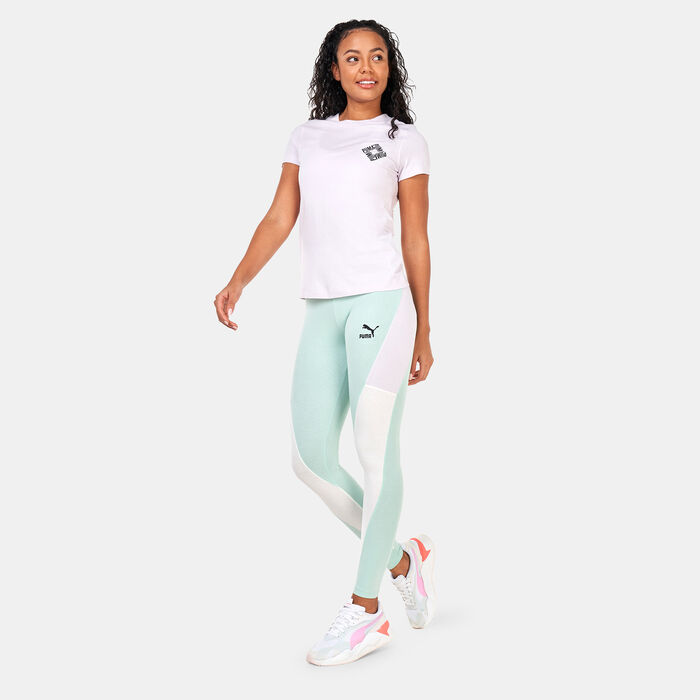 PUMA Women's SWxP Graphic T-Shirt Purple PUMA Women's SWxP Graphic T-Shirt Purple image number 2