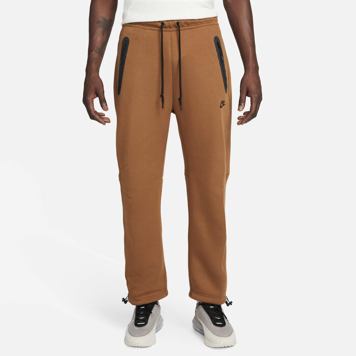 Nike Men's Sportswear Tech Fleece Open-Hem Tracksuit Bottoms Brown Nike Men's Sportswear Tech Fleece Open-Hem Tracksuit Bottoms Brown image number 0