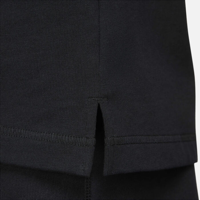 Nike Men's Club Long-Sleeve Polo Shirt Black Nike Men's Club Long-Sleeve Polo Shirt Black image number 4