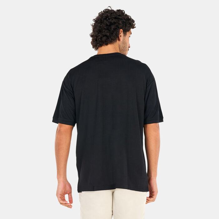 New Era Men's NBA Chicago Bulls Mesh T-Shirt Black image number 1