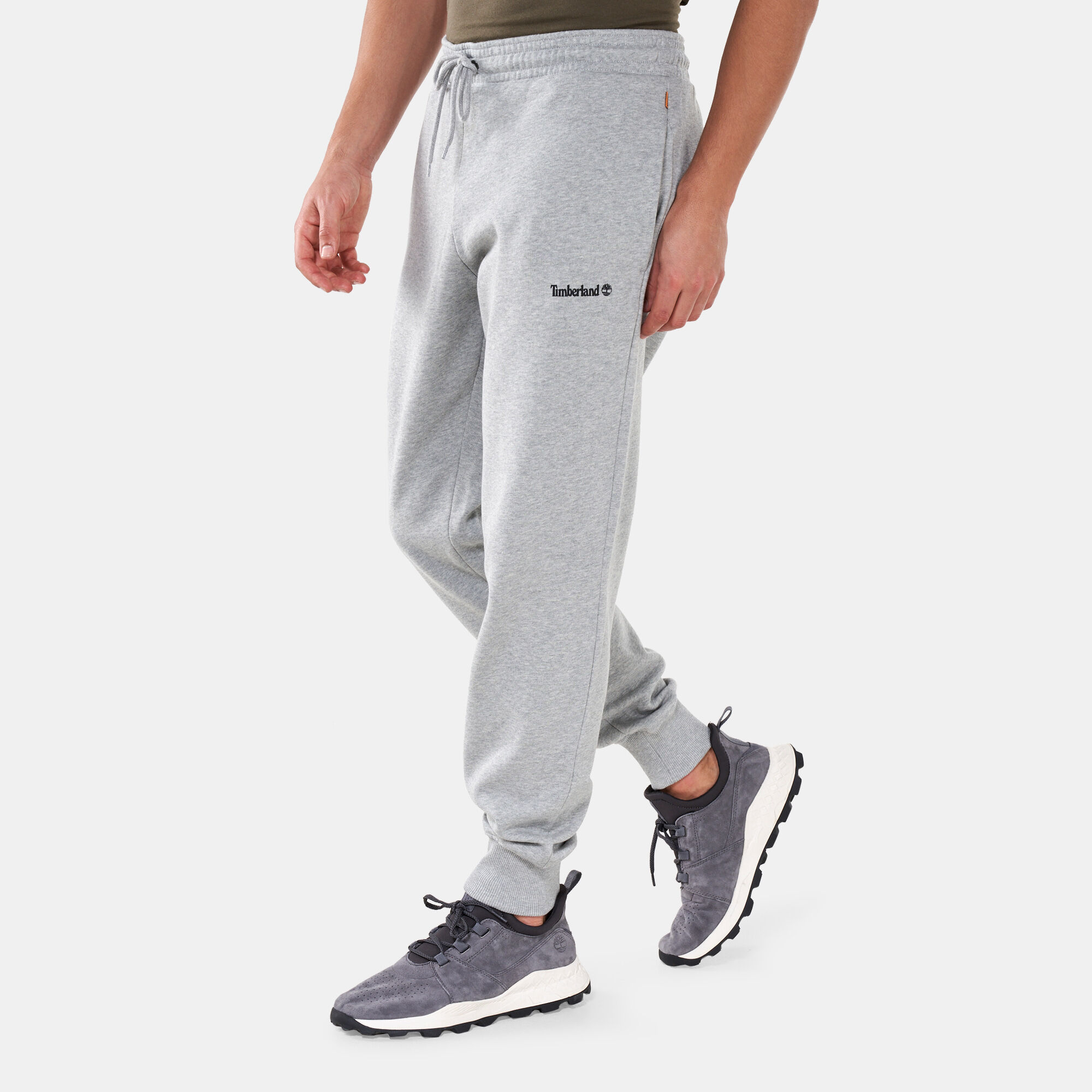Grey sweatpants timberlands hotsell