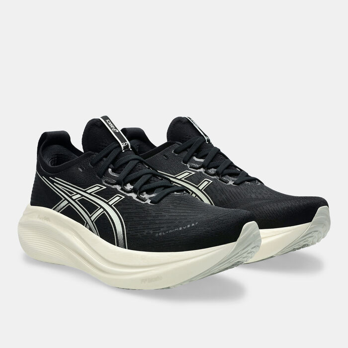 ASICS Men's GEL-NIMBUS 27 Running Shoes Black image number 1