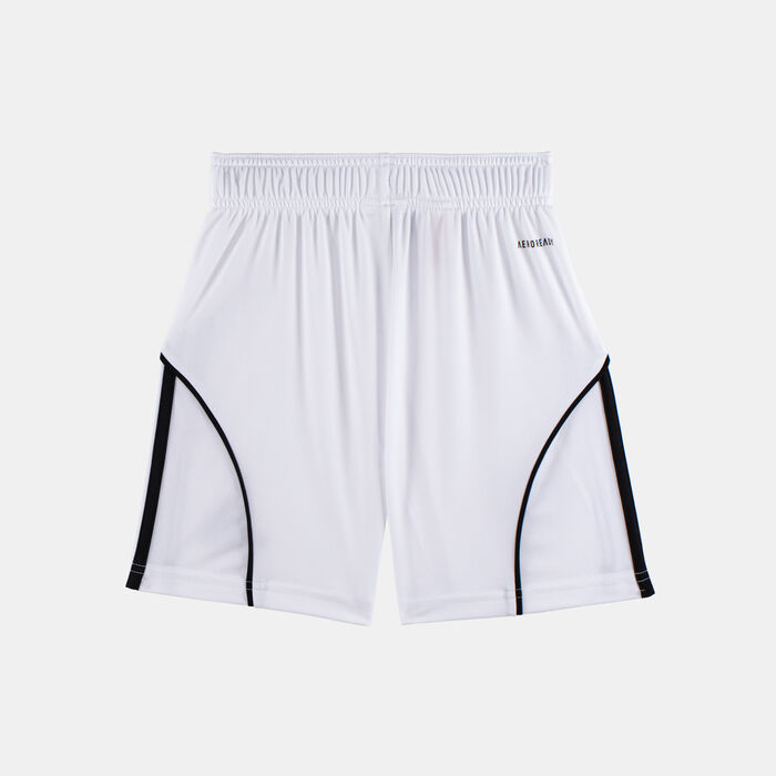 adidas Kids' Manchester United 25/26 Home Replica Football Shorts White adidas Kids' Manchester United 25/26 Home Replica Football Shorts White image number 1