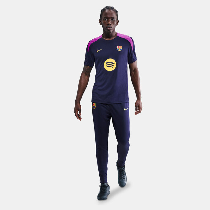 Nike Men's FC Barcelona Strike Knit Football Track Pants Purple Nike Men's FC Barcelona Strike Knit Football Track Pants Purple image number 2