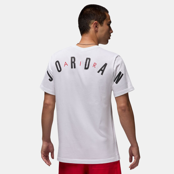 Jordan Men's Air Stretch T-Shirt White Jordan Men's Air Stretch T-Shirt White image number 1