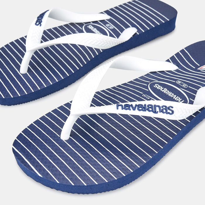 Havaianas Men's Top Nautical Flip Flops Blue Havaianas Men's Top Nautical Flip Flops Blue image number 2