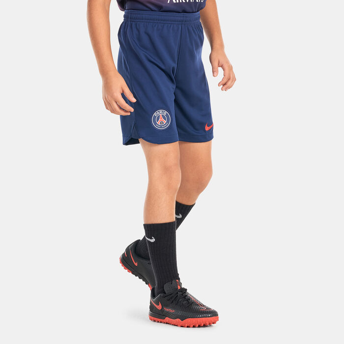 Nike Kids' Dri-FIT Paris Saint-Germant Stadium Shorts - 2022/23 Blue Nike Kids' Dri-FIT Paris Saint-Germant Stadium Shorts - 2022/23 Blue image number 0