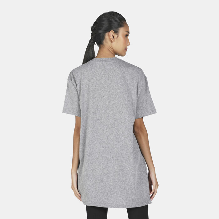 Vans Women's T-Shirt Dress Grey Vans Women's T-Shirt Dress Grey image number 1