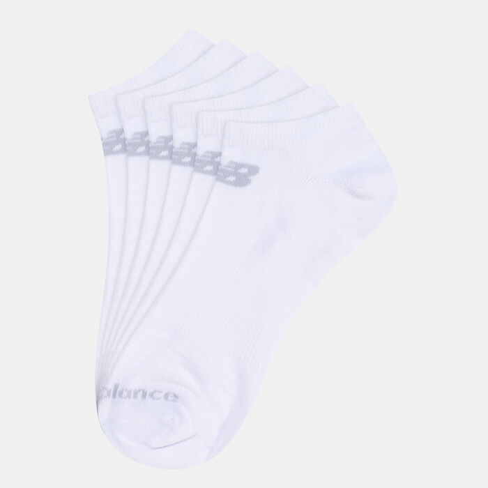 New Balance Performance Flat Knit No Show Socks (3 Pack) White image number 0