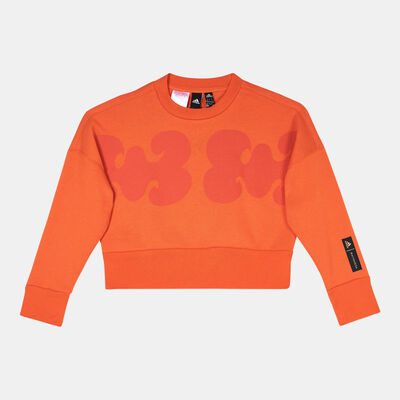 adidas Kids' Marimekko Sweatshirt Orange adidas Kids' Marimekko Sweatshirt Orange