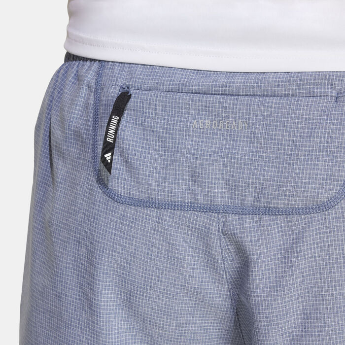adidas Men's Own The Run Shorts Blue image number 4