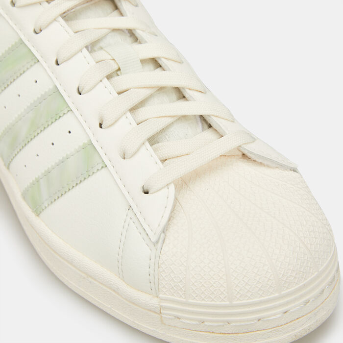 adidas Originals Women's Superstar Vegan Shoe Beige image number 4
