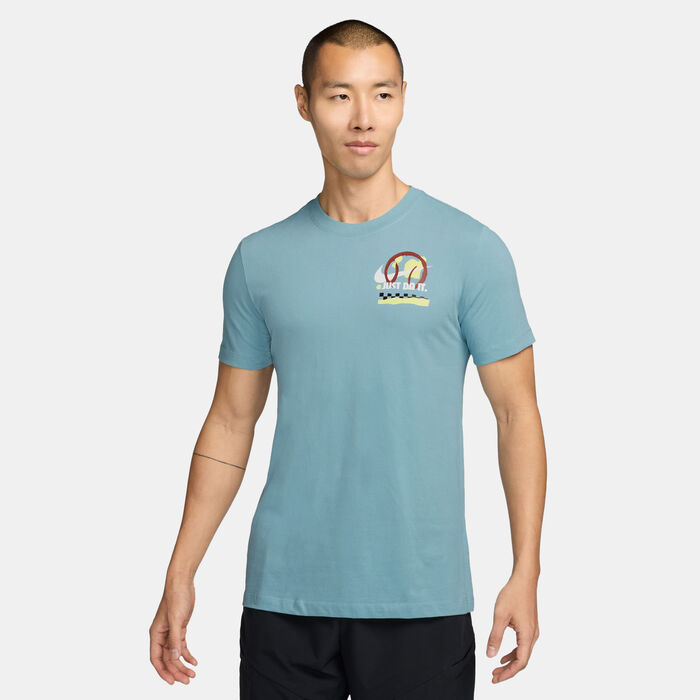 Nike Men's Court Dri-FIT Tennis T-Shirt Blue image number 0