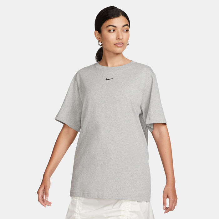 Nike Women's Sportswear Essential T-Shirt Grey Nike Women's Sportswear Essential T-Shirt Grey image number 0
