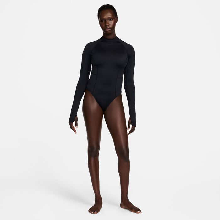 Shop Nike Swim Women's Swim Hydralock Fusion Long-Sleeve One