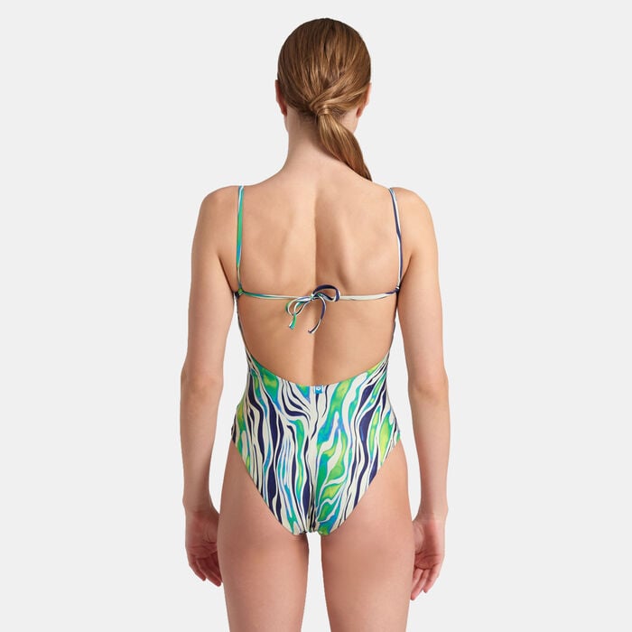 Arena Women's Printed One-Piece Swimsuit Multi-Color Arena Women's Printed One-Piece Swimsuit Multi-Color image number 1