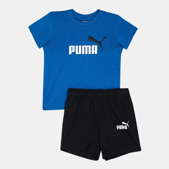PUMA Kids' Minicats T-Shirt and Shorts Set (Baby and Toddler) Blue PUMA Kids' Minicats T-Shirt and Shorts Set (Baby and Toddler) Blue image number 0