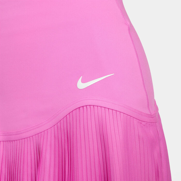 Nike Women's Dri-FIT Advantage Tennis Skirt Pink Nike Women's Dri-FIT Advantage Tennis Skirt Pink image number 3
