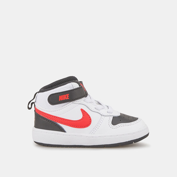 Nike Kids' Court Borough Mid 2 Shoe (Baby and Toddler) White image number 0