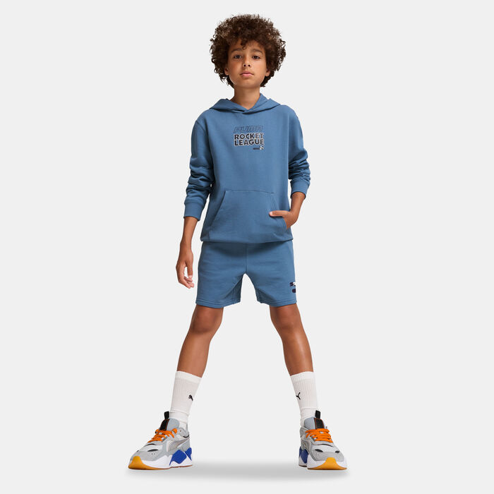 PUMA Kids' x Rocket League Shorts Blue PUMA Kids' x Rocket League Shorts Blue image number 2