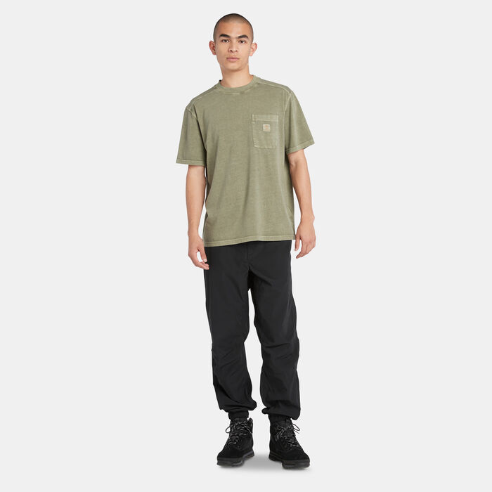 Timberland Men's Garment Dye T-Shirt Green image number 2