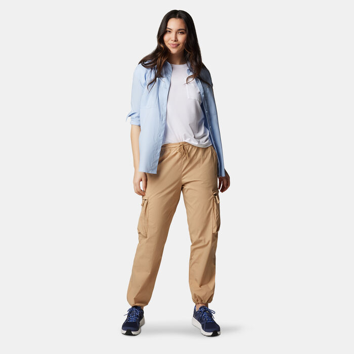 Columbia Women's Boundless Trek Cargo Pants Brown Columbia Women's Boundless Trek Cargo Pants Brown image number 2