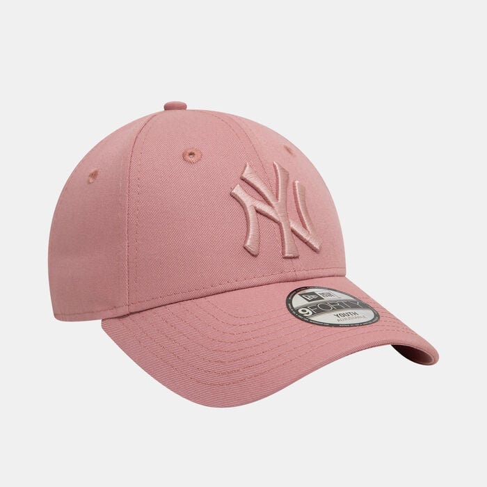 New Era Kids' MLB New York Yankees League Essential 9FORTY Cap Pink New Era Kids' MLB New York Yankees League Essential 9FORTY Cap Pink image number 2