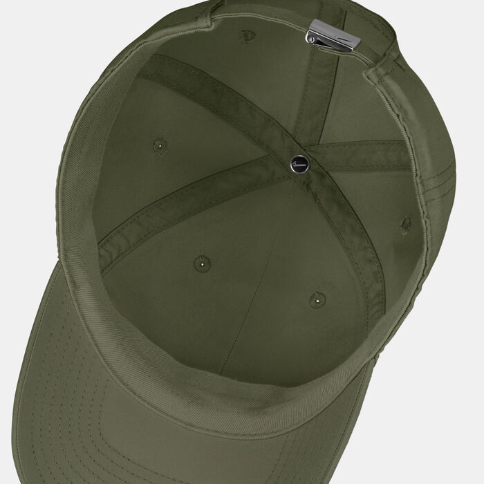 Nike Men's Dri-FIT Club Unstructured Swoosh Cap Green Nike Men's Dri-FIT Club Unstructured Swoosh Cap Green image number 3