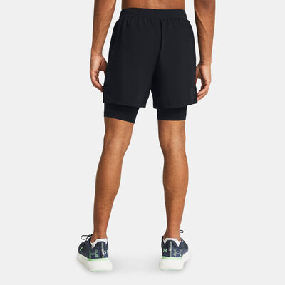 Under Armour Men's Launch 2-in-1 Running Shorts Black Under Armour Men's Launch 2-in-1 Running Shorts Black