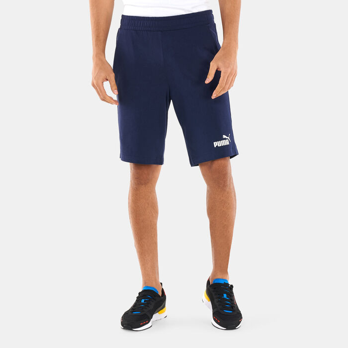 PUMA Men's ESS Jersey Shorts Blue image number 0