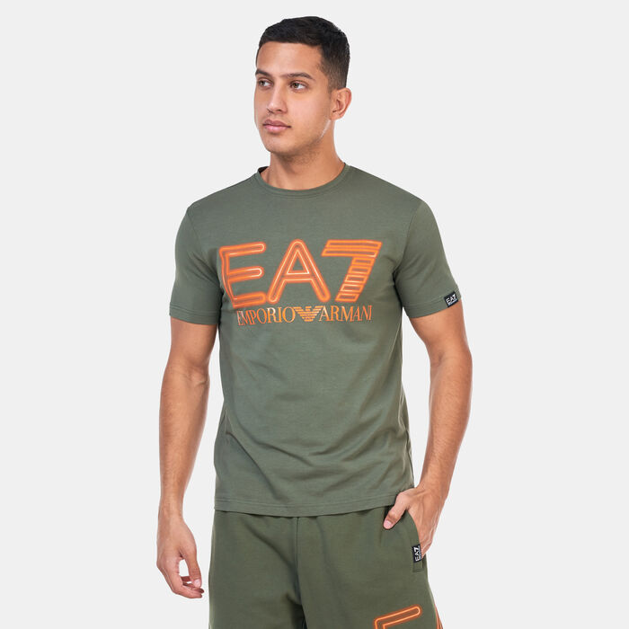 EA7 Emporio Armani Men's Logo Series T-Shirt Green image number 0
