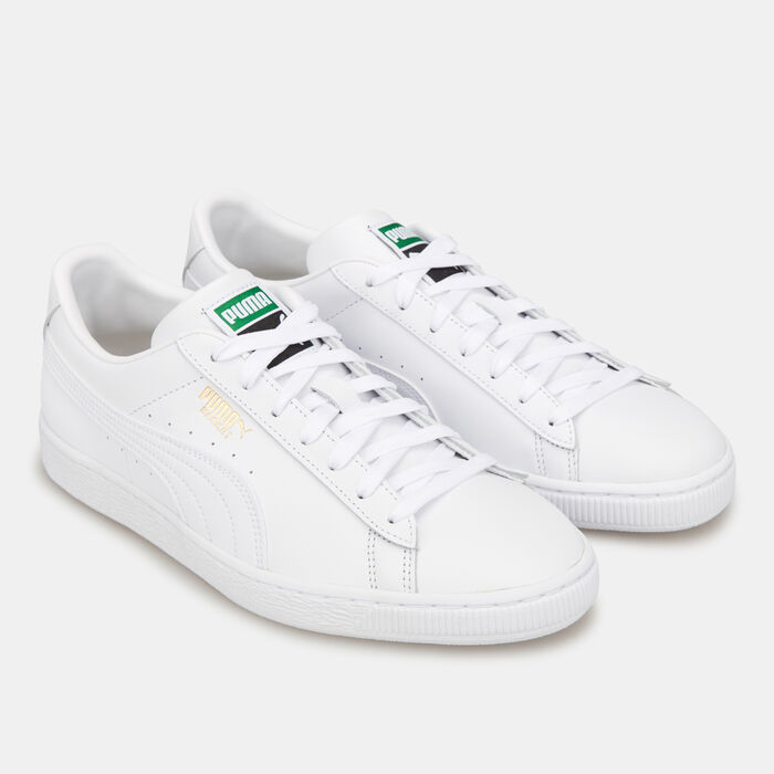 PUMA Men's Basket Classic XXI Shoe White PUMA Men's Basket Classic XXI Shoe White image number 1