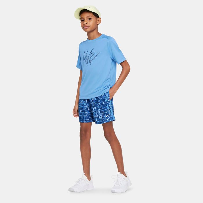 Nike Kids' Multi Dri-FIT Woven Shorts Blue Nike Kids' Multi Dri-FIT Woven Shorts Blue image number 1