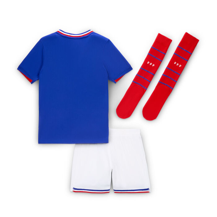 Nike Kids' France 24/25 Goalkeeper Replica Football Kit Blue Nike Kids' France 24/25 Goalkeeper Replica Football Kit Blue image number 1