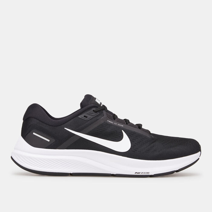 Nike Men's Air Zoom Structure 24 Running Shoe Black image number 0