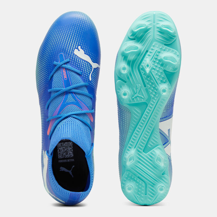 PUMA Men's FUTURE 7 MATCH Firm Ground /Artificial Ground Football Shoes White image number 3