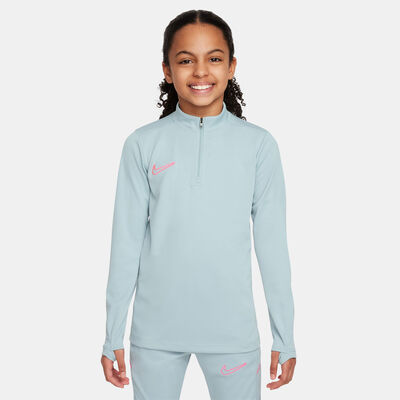 Nike Kids' Academy 1/4-Zip Football Drill Top Blue