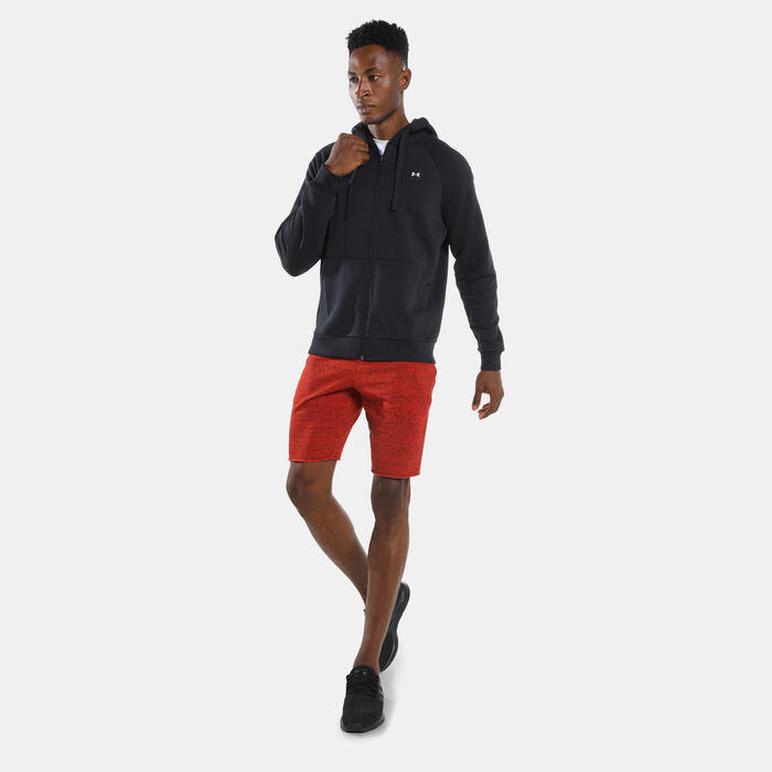 Under Armour Men's Rival Fleece Hoodie Black Under Armour Men's Rival Fleece Hoodie Black image number 2