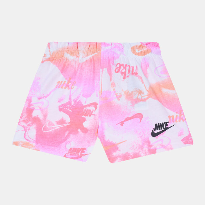 Nike Kids' Summer Daze Jersey Shorts Pink Nike Kids' Summer Daze Jersey Shorts Pink image number 0