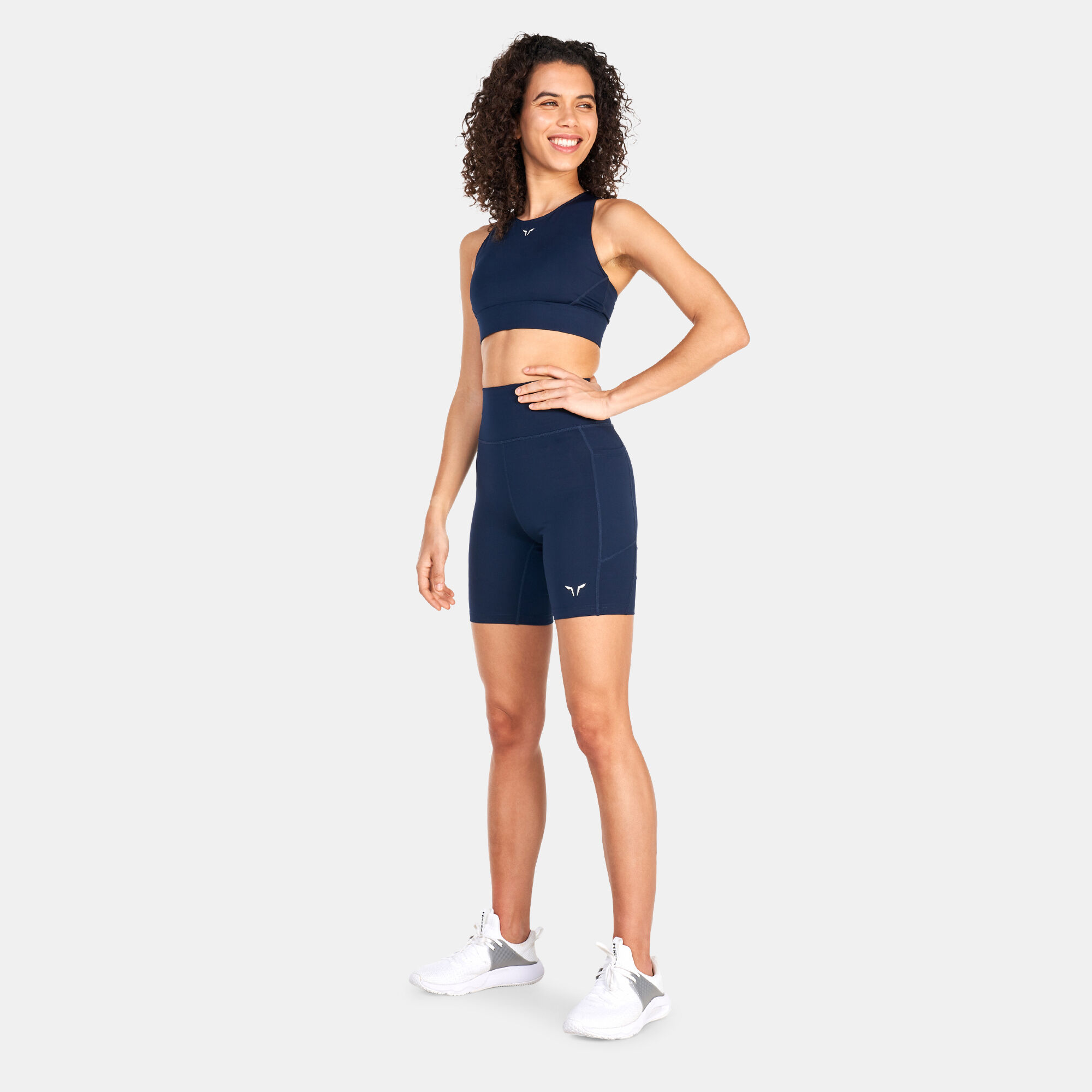 Women s Essential 7 Inch Cycling Shorts Blue SQUATWOLF in KSA SSS