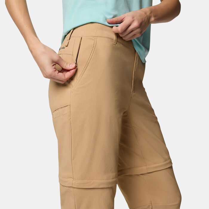 Columbia Women's Leslie Falls Convertible Pants Brown Columbia Women's Leslie Falls Convertible Pants Brown image number 4