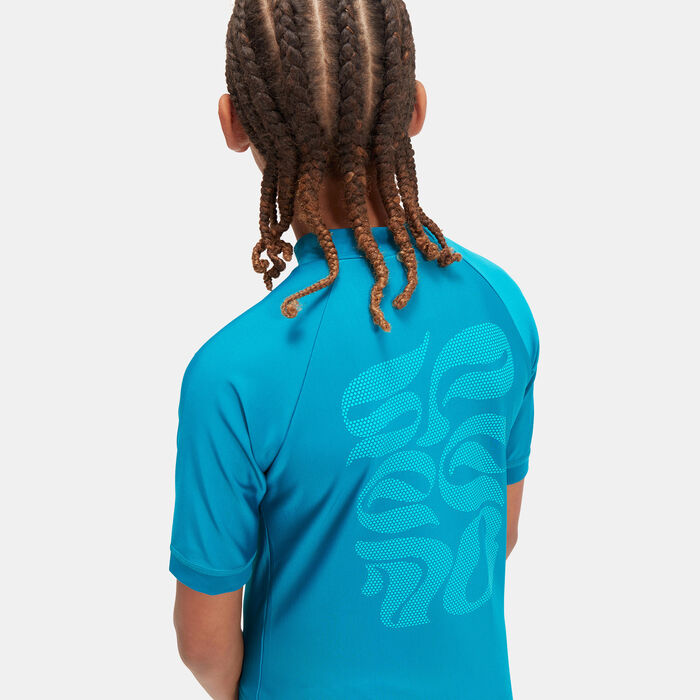 Speedo Kids' Printed Rashguard Green image number 3