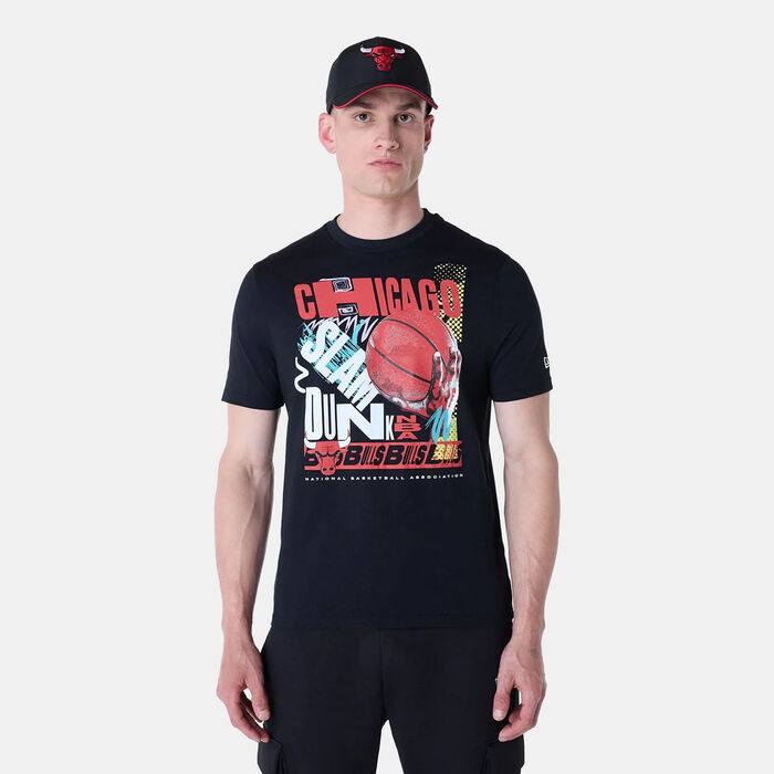 New Era Men's NBA Chicago Bulls Graphic T-Shirt Black New Era Men's NBA Chicago Bulls Graphic T-Shirt Black image number 0