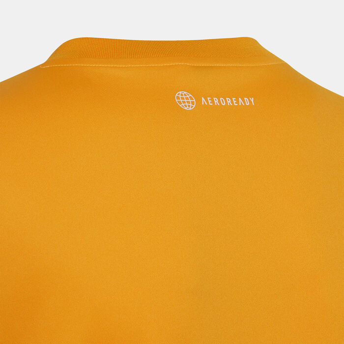 adidas Kids' Messi T-Shirt And Shorts Set Orange image number 2