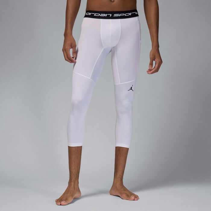 Jordan Men's Sport Dri-FIT 3/4 Training Tights White Jordan Men's Sport Dri-FIT 3/4 Training Tights White image number 0