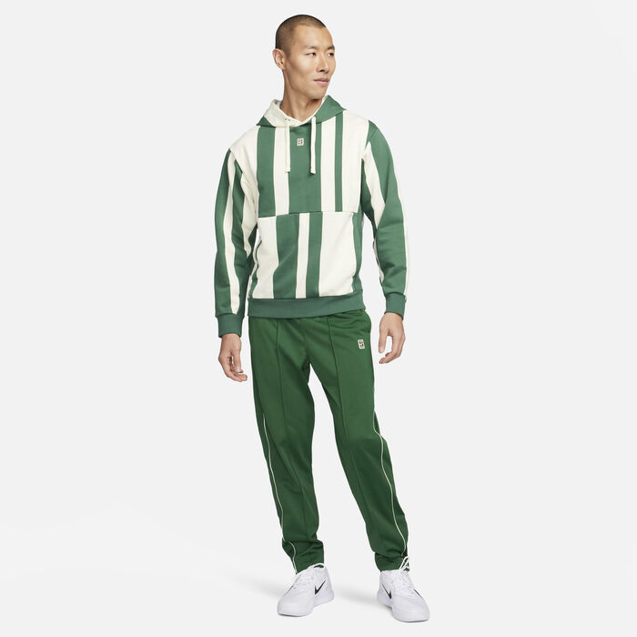 Nike Men's Court Heritage Dri-FIT Fleece Tennis Hoodie Green Nike Men's Court Heritage Dri-FIT Fleece Tennis Hoodie Green image number 6