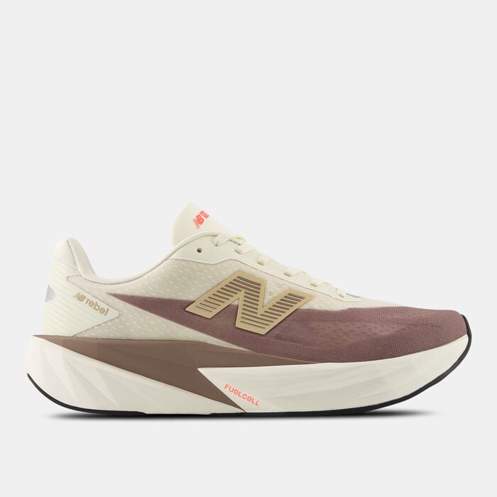 New Balance Men's FuelCell Rebel v5 Shoes Beige New Balance Men's FuelCell Rebel v5 Shoes Beige image number 0
