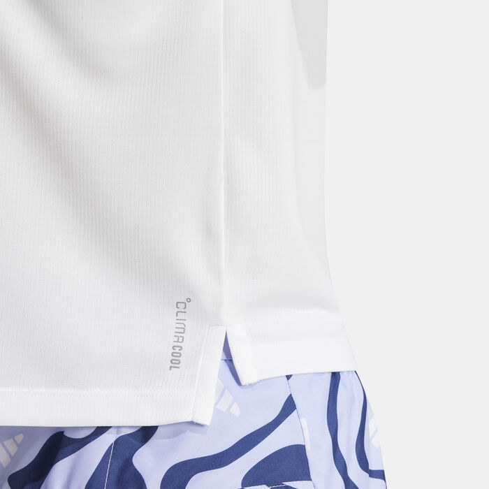 adidas Women's Run It Brand Love Running T-Shirt White adidas Women's Run It Brand Love Running T-Shirt White image number 4