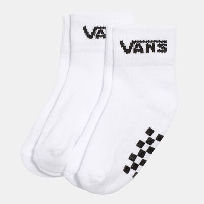 Vans Kids' Classic Crew Socks (2 Pairs) White